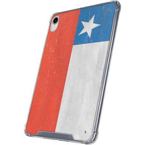Chile Flag Distressed iPad 11th Gen (2025) Clear Case